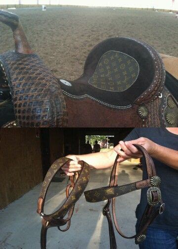 Western Saddle Horse Louis Vuitton Brown Leather 